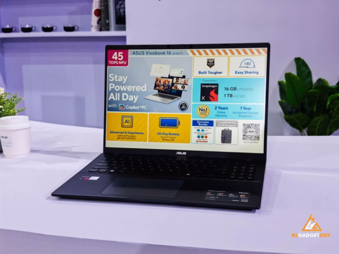 ASUS lansează în Malaezia laptopurile Vivobook 14 și Vivobook 16 echipate cu AI 2025