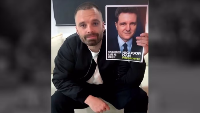 Actorul Sebastian Stan, mesaj pentru români: „Nu va fi ușor, dar va fi Nicușor. România te iubesc!”