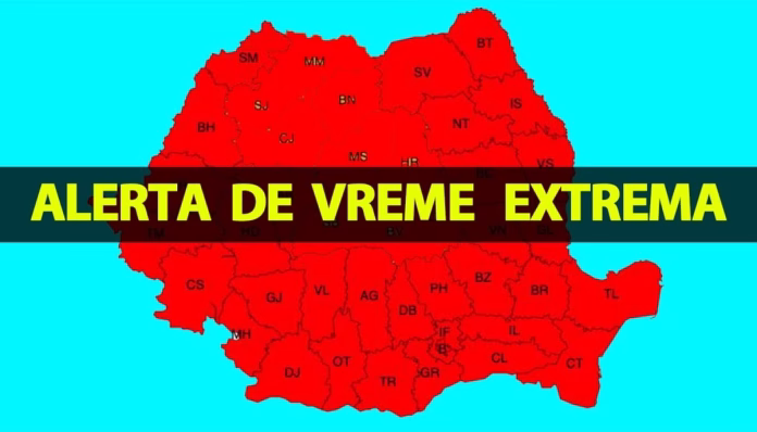 Atenționare de vreme extremă emis de Severe Weather Alert – România. Ce se întâmplă până pe 8 iunie