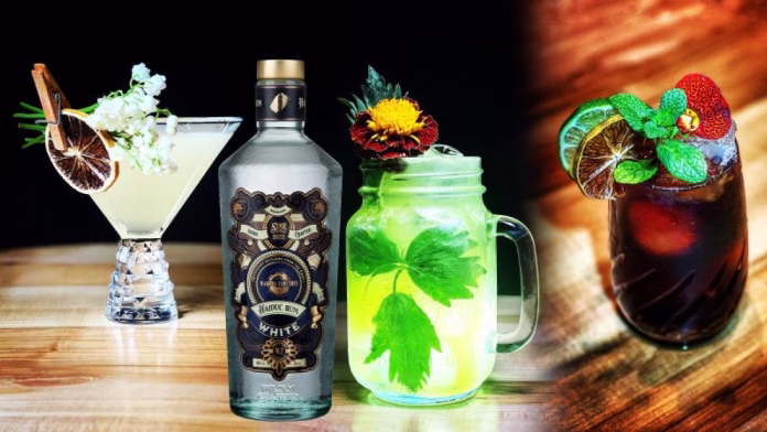 Cum faci trei cocktailuri cu un rom alb românesc premiat, Haiduc: Daiquiri cu Soc, Mojito cu Leuștean și Cuba Libre cu Vișinată