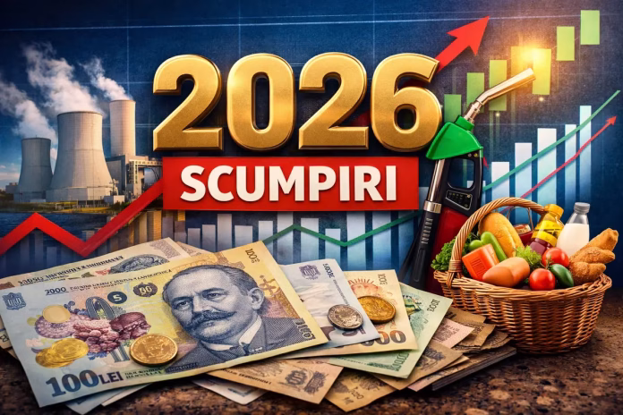 Ce se scumpește în 2026: energie, alimente, carburanți și taxe mai mari